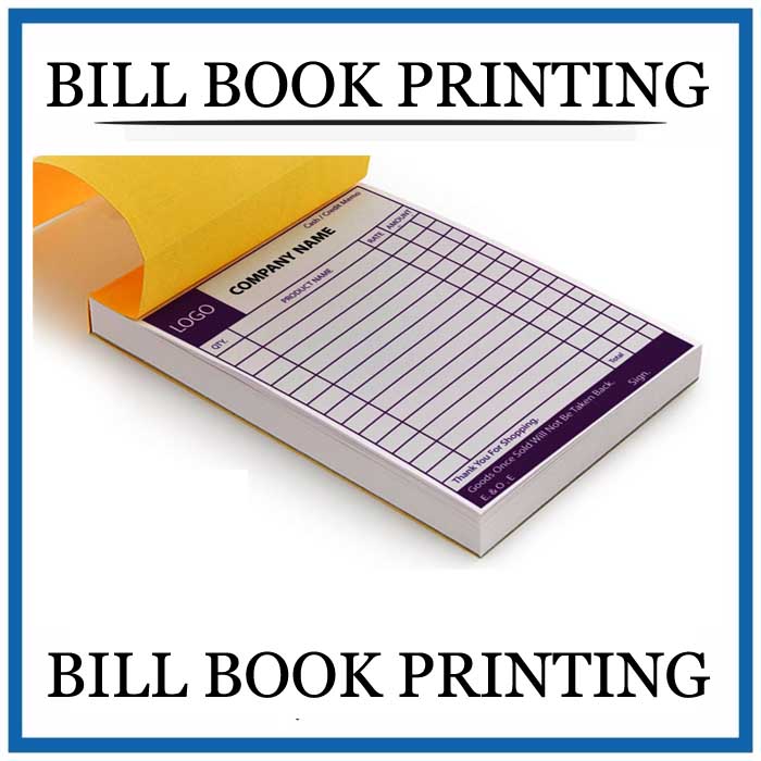 Bill Book Carbanize A-4 Size
