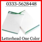 Letterhead One Color Printing