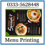 Menu Printing