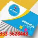 Business Card Double Sided Matt Quality